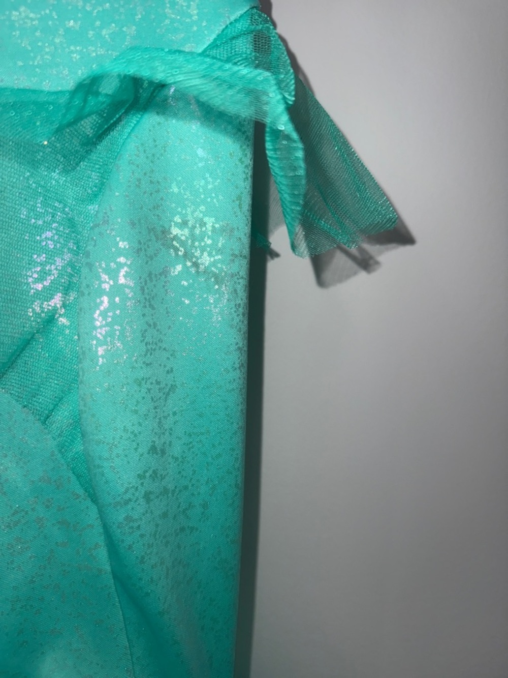 Disney Purple and Teal little Mermaid Costume Dress with glitter and iridescent - Picture 11 of 13